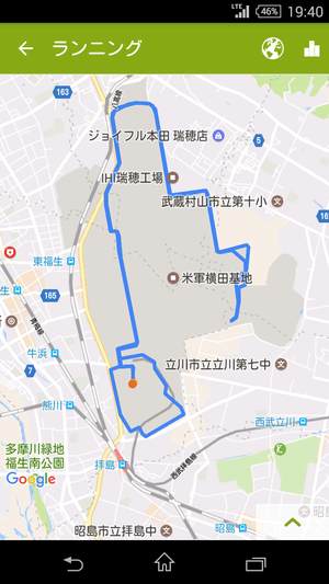 横田基地ハーフマラソン